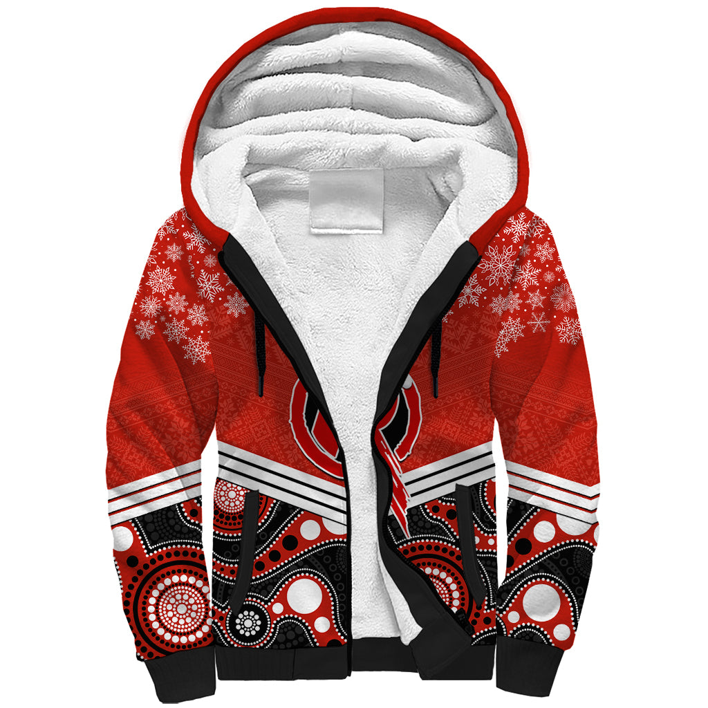 custom-melbourne-renegades-cricket-christmas-sherpa-hoodie-merry-xmas-2023-indigenous-art