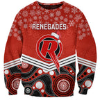 custom-melbourne-renegades-cricket-christmas-sweatshirt-merry-xmas-2023-indigenous-art