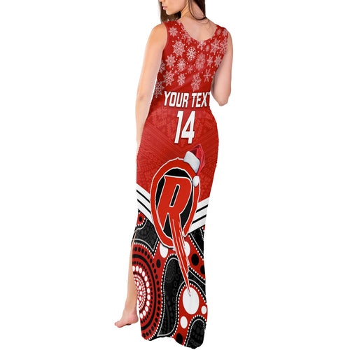 custom-melbourne-renegades-cricket-christmas-tank-maxi-dress-merry-xmas-2023-indigenous-art