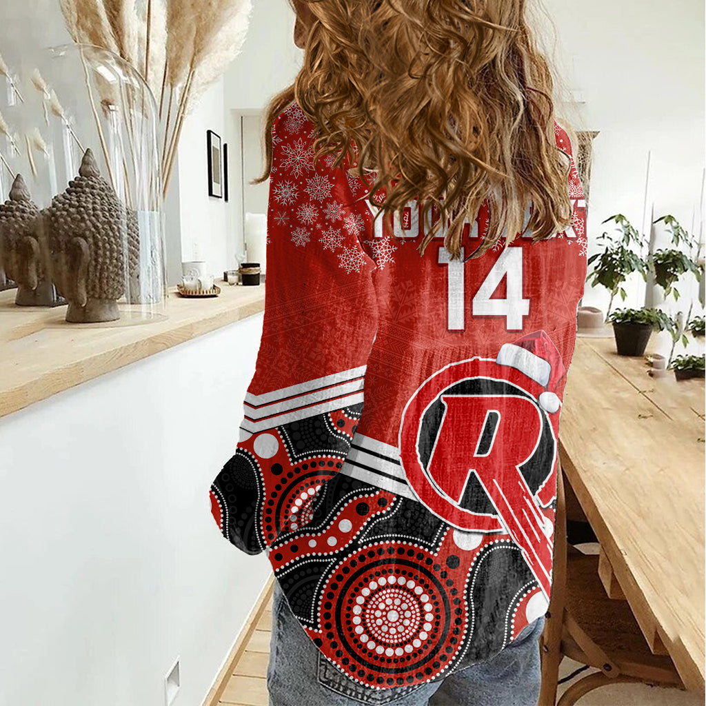 custom-melbourne-renegades-cricket-christmas-women-casual-shirt-merry-xmas-2023-indigenous-art