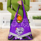 Hobart Hurricanes Cricket Christmas Grocery Bag Merry Xmas Indigenous Art