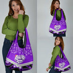 Hobart Hurricanes Cricket Christmas Grocery Bag Merry Xmas Indigenous Art