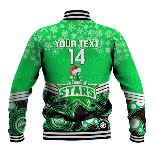custom-melbourne-stars-cricket-christmas-baseball-jacket-merry-xmas-2023-indigenous-art
