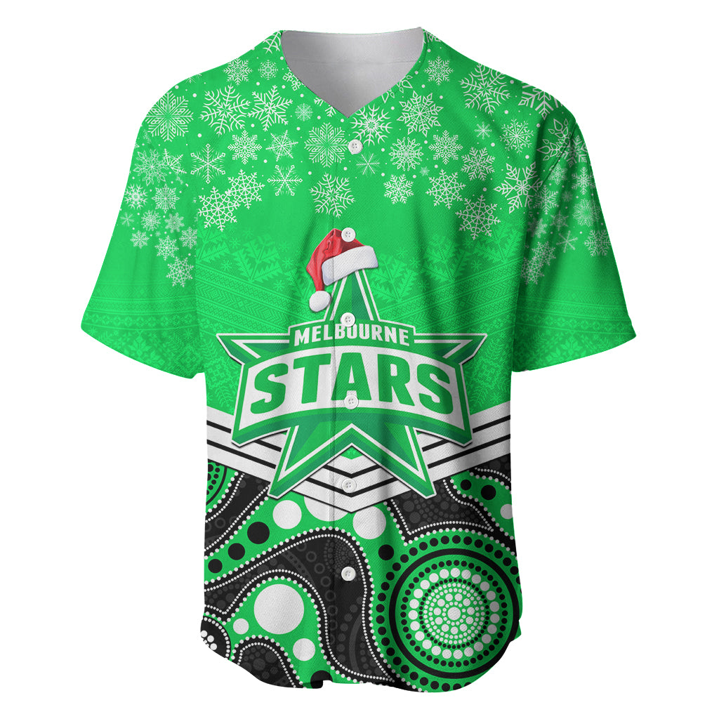 custom-melbourne-stars-cricket-christmas-baseball-jersey-merry-xmas-2023-indigenous-art