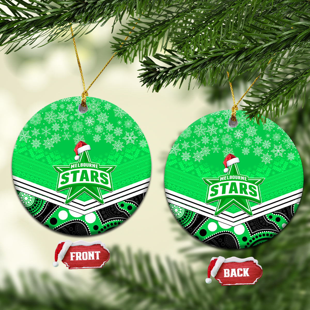 custom-melbourne-stars-cricket-christmas-ceramic-ornament-merry-xmas-2023-indigenous-art