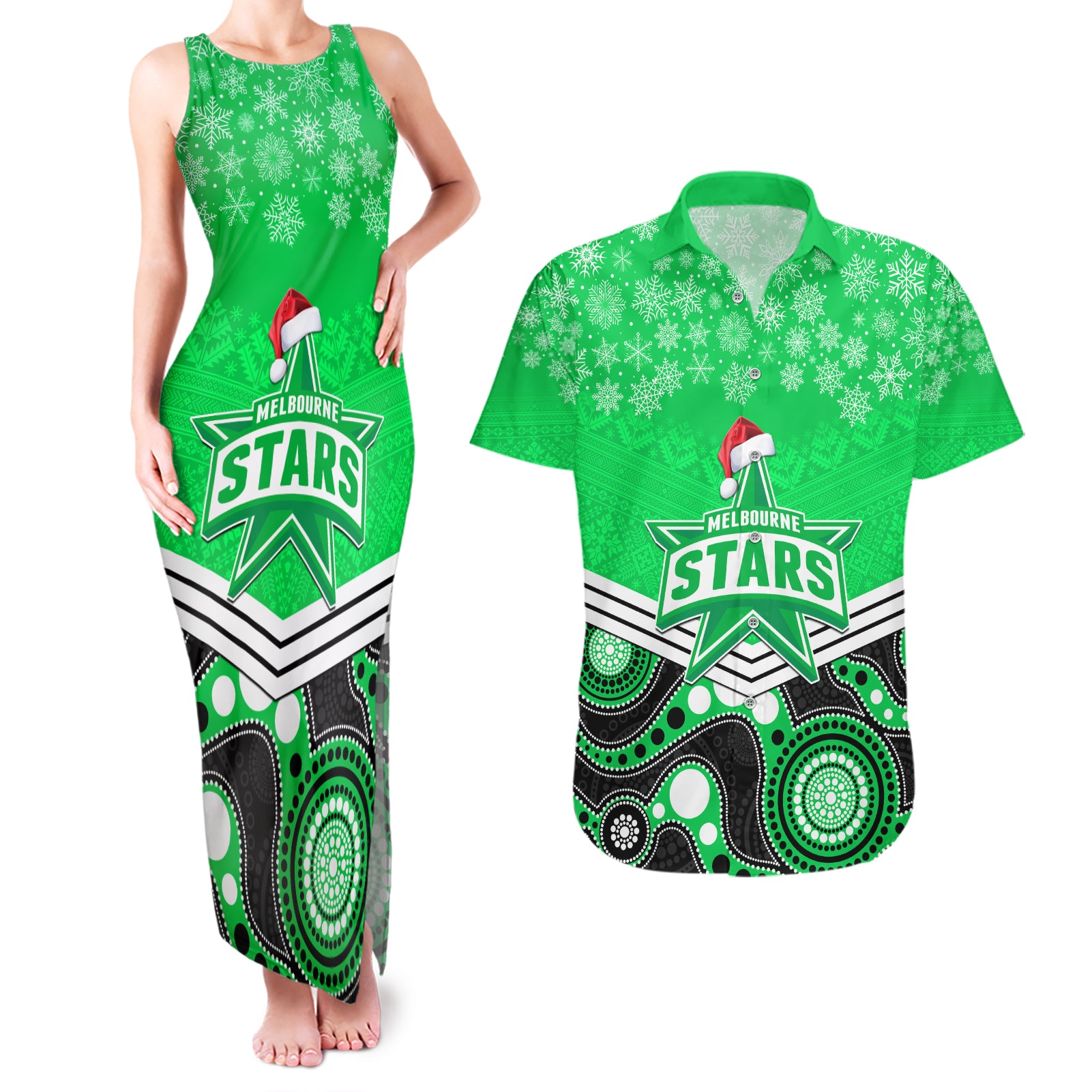 custom-melbourne-stars-cricket-christmas-couples-matching-tank-maxi-dress-and-hawaiian-shirt-merry-xmas-2023-indigenous-art