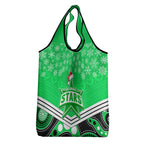 Melbourne Stars Cricket Christmas Grocery Bag Merry Xmas Indigenous Art