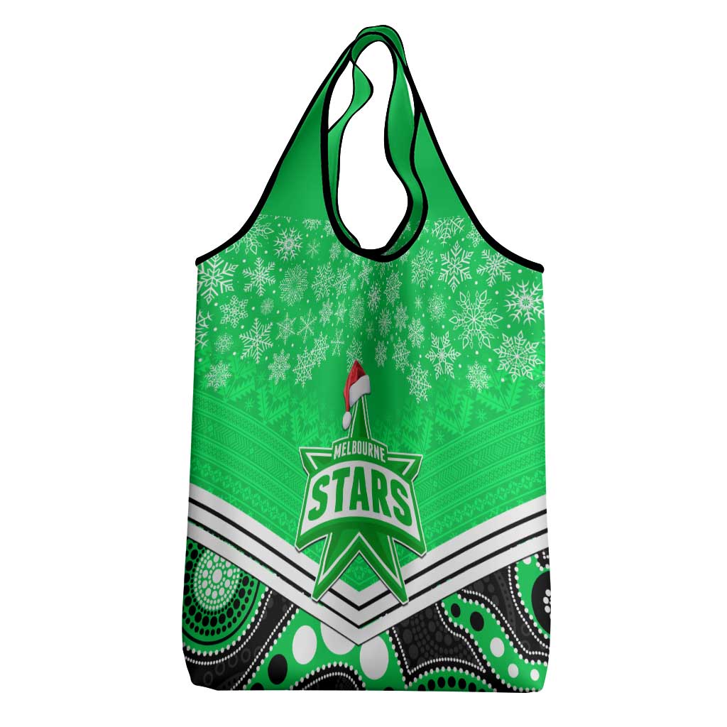 Melbourne Stars Cricket Christmas Grocery Bag Merry Xmas Indigenous Art