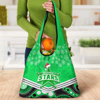 Melbourne Stars Cricket Christmas Grocery Bag Merry Xmas Indigenous Art