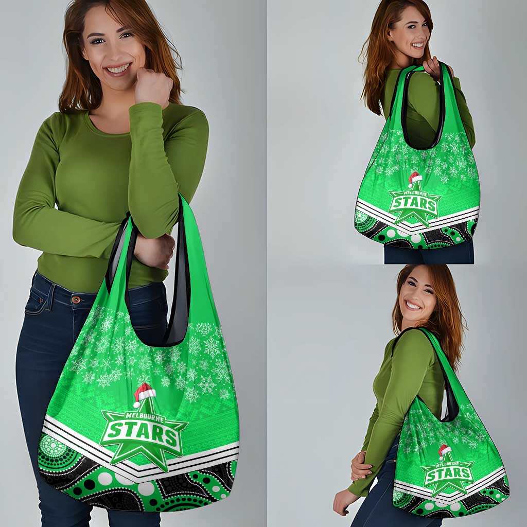 Melbourne Stars Cricket Christmas Grocery Bag Merry Xmas Indigenous Art