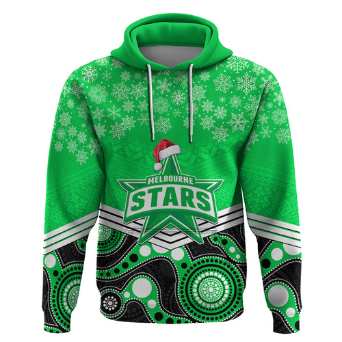 custom-melbourne-stars-cricket-christmas-hoodie-merry-xmas-2023-indigenous-art