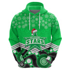 custom-melbourne-stars-cricket-christmas-hoodie-merry-xmas-2023-indigenous-art
