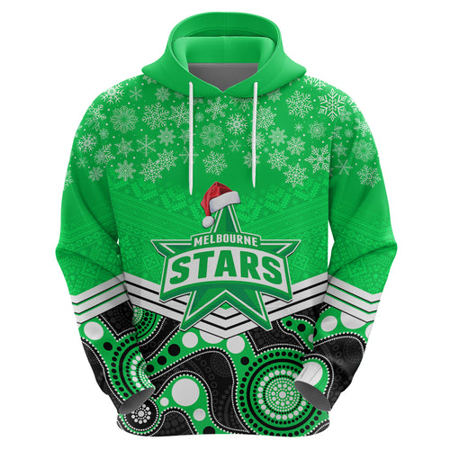 custom-melbourne-stars-cricket-christmas-hoodie-merry-xmas-2023-indigenous-art