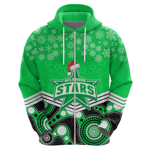 custom-melbourne-stars-cricket-christmas-hoodie-merry-xmas-2023-indigenous-art