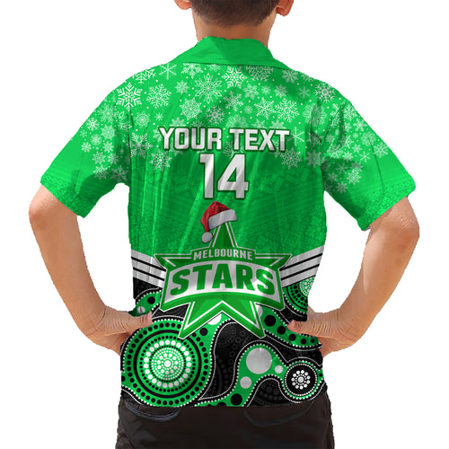 custom-melbourne-stars-cricket-christmas-kid-hawaiian-shirt-merry-xmas-2023-indigenous-art