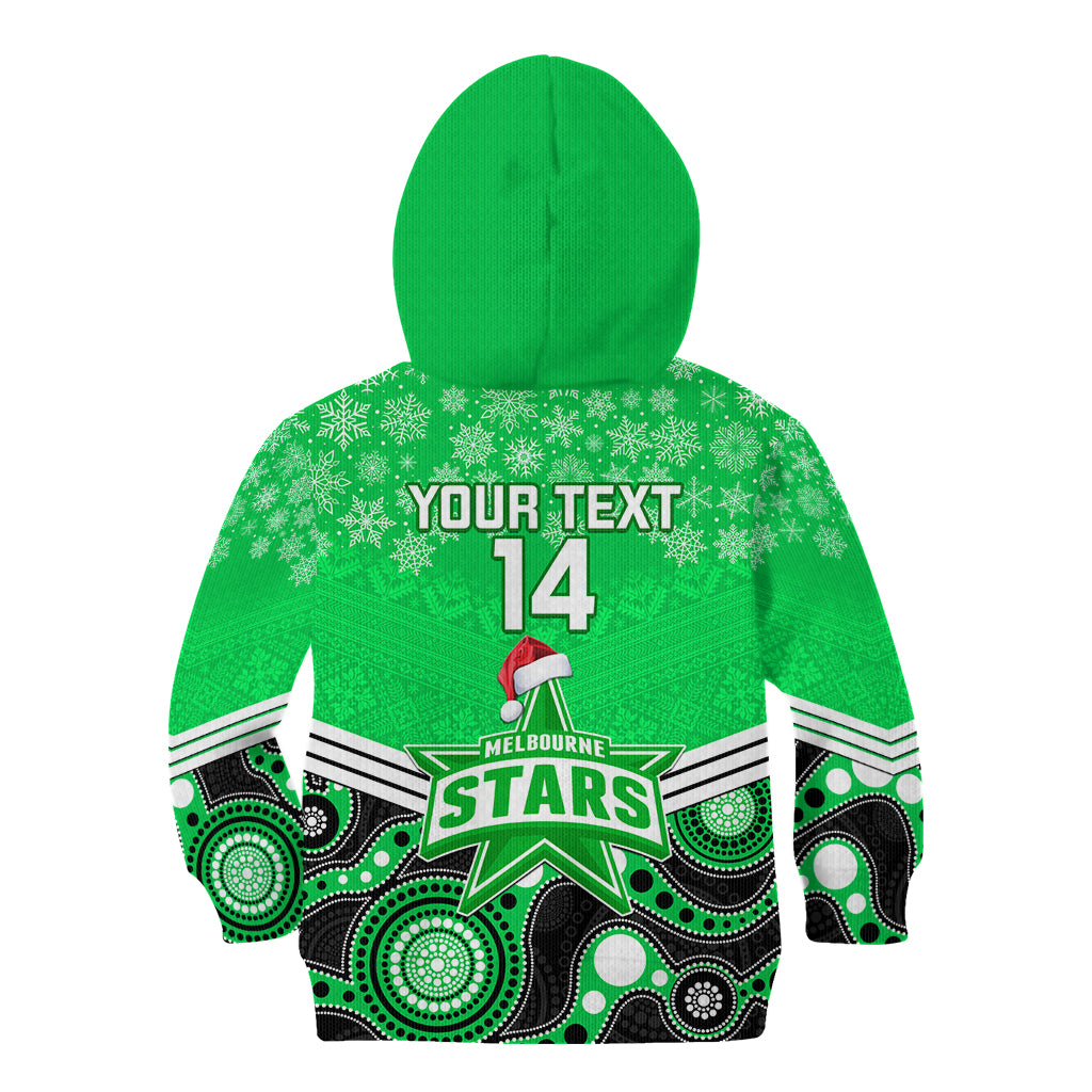 custom-melbourne-stars-cricket-christmas-kid-hoodie-merry-xmas-2023-indigenous-art