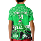 custom-melbourne-stars-cricket-christmas-kid-polo-shirt-merry-xmas-2023-indigenous-art