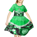 custom-melbourne-stars-cricket-christmas-kid-short-sleeve-dress-merry-xmas-2023-indigenous-art