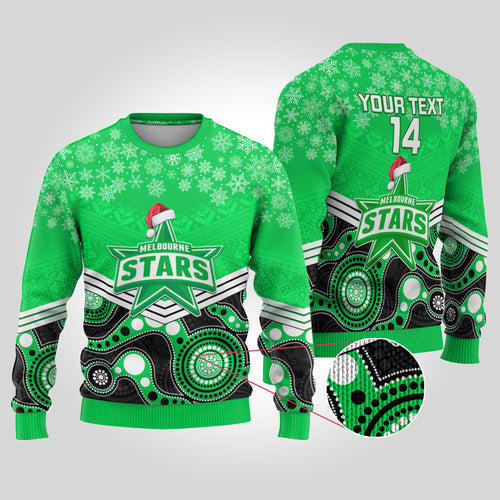 custom-melbourne-stars-cricket-christmas-ugly-christmas-sweater-merry-xmas-2023-indigenous-art