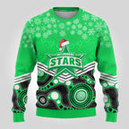 custom-melbourne-stars-cricket-christmas-ugly-christmas-sweater-merry-xmas-2023-indigenous-art
