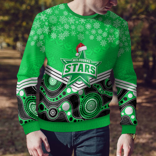 custom-melbourne-stars-cricket-christmas-ugly-christmas-sweater-merry-xmas-2023-indigenous-art
