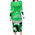 custom-melbourne-stars-cricket-christmas-long-sleeve-bodycon-dress-merry-xmas-2023-indigenous-art