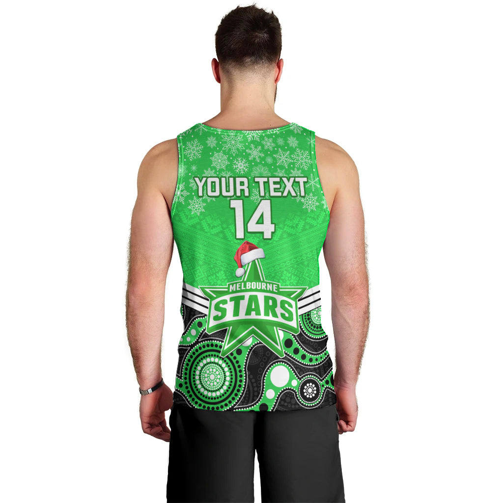 custom-melbourne-stars-cricket-christmas-men-tank-top-merry-xmas-2023-indigenous-art