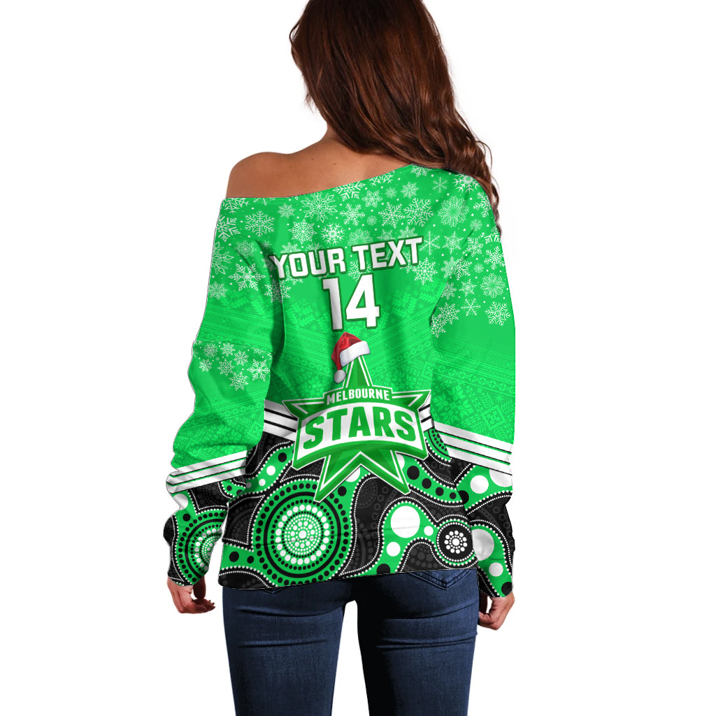 custom-melbourne-stars-cricket-christmas-off-shoulder-sweater-merry-xmas-2023-indigenous-art