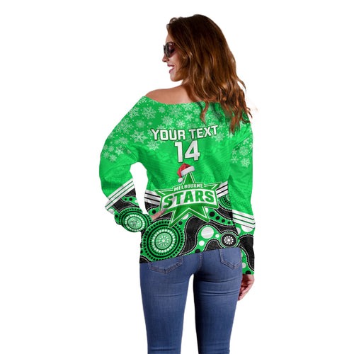 custom-melbourne-stars-cricket-christmas-off-shoulder-sweater-merry-xmas-2023-indigenous-art
