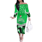 custom-melbourne-stars-cricket-christmas-off-the-shoulder-long-sleeve-dress-merry-xmas-2023-indigenous-art