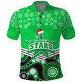 custom-melbourne-stars-cricket-christmas-polo-shirt-merry-xmas-2023-indigenous-art