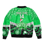 custom-melbourne-stars-cricket-christmas-sleeve-zip-bomber-jacket-merry-xmas-2023-indigenous-art