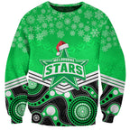 custom-melbourne-stars-cricket-christmas-sweatshirt-merry-xmas-2023-indigenous-art