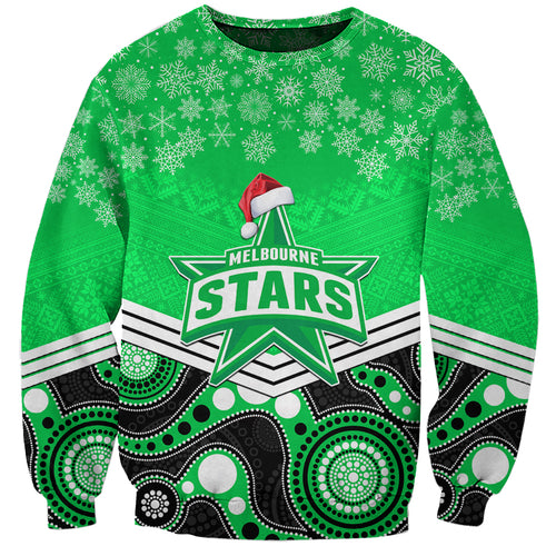 custom-melbourne-stars-cricket-christmas-sweatshirt-merry-xmas-2023-indigenous-art