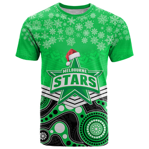 custom-melbourne-stars-cricket-christmas-t-shirt-merry-xmas-2023-indigenous-art