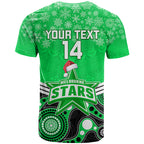 custom-melbourne-stars-cricket-christmas-t-shirt-merry-xmas-2023-indigenous-art
