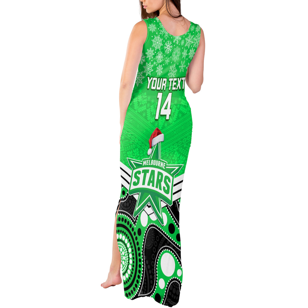 custom-melbourne-stars-cricket-christmas-tank-maxi-dress-merry-xmas-2023-indigenous-art