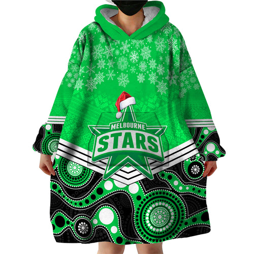 custom-melbourne-stars-cricket-christmas-wearable-blanket-hoodie-merry-xmas-2023-indigenous-art