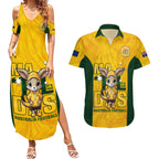 custom-matildas-couples-matching-summer-maxi-dress-and-hawaiian-shirt-australian-cute-mascot-unique-gold-version