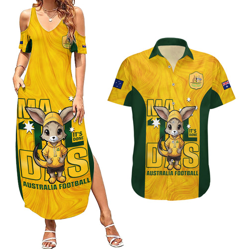 custom-matildas-couples-matching-summer-maxi-dress-and-hawaiian-shirt-australian-cute-mascot-unique-gold-version