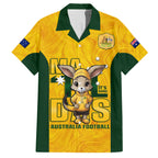 custom-matildas-family-matching-puletasi-dress-and-hawaiian-shirt-australian-cute-mascot-unique-gold-version