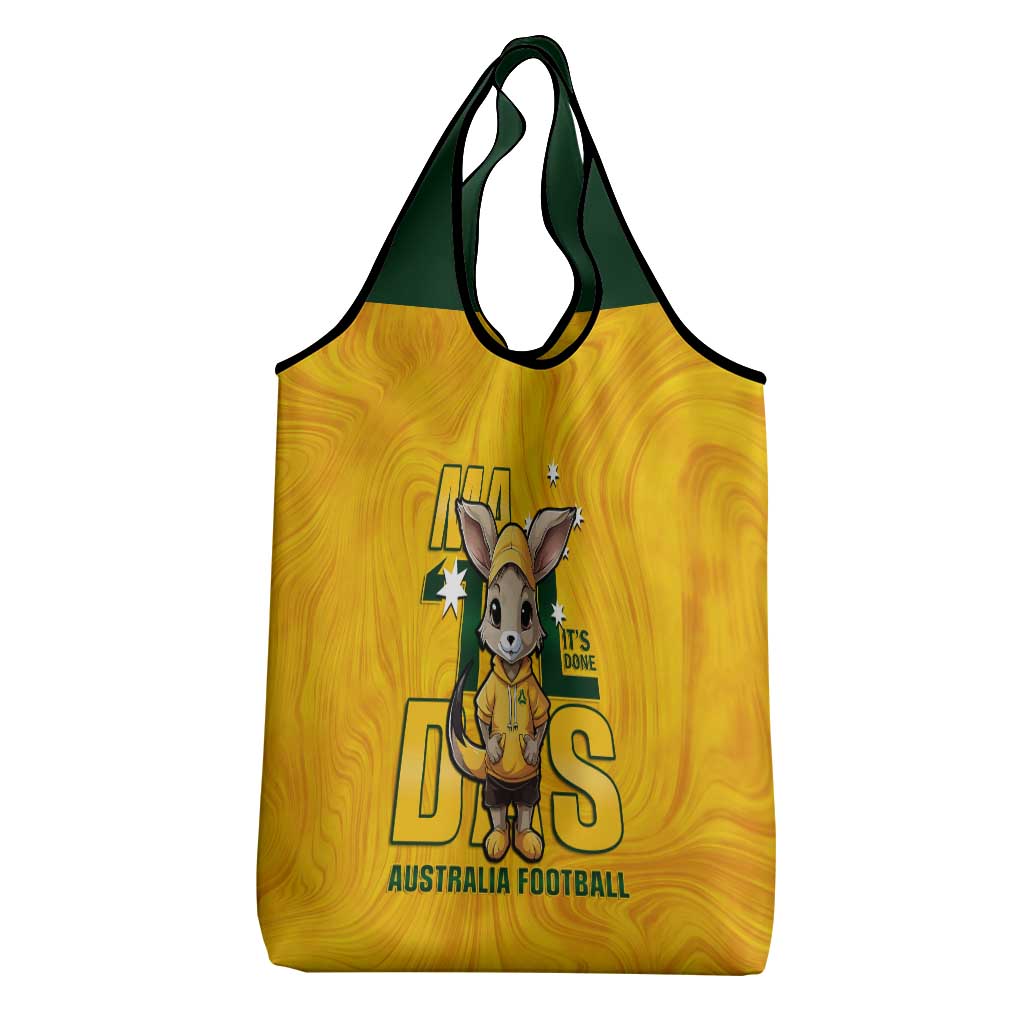 Gold Matildas Grocery Bag Australian Cute Mascot Unique