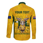 custom-matildas-long-sleeve-button-shirt-australian-cute-mascot-unique-gold-version