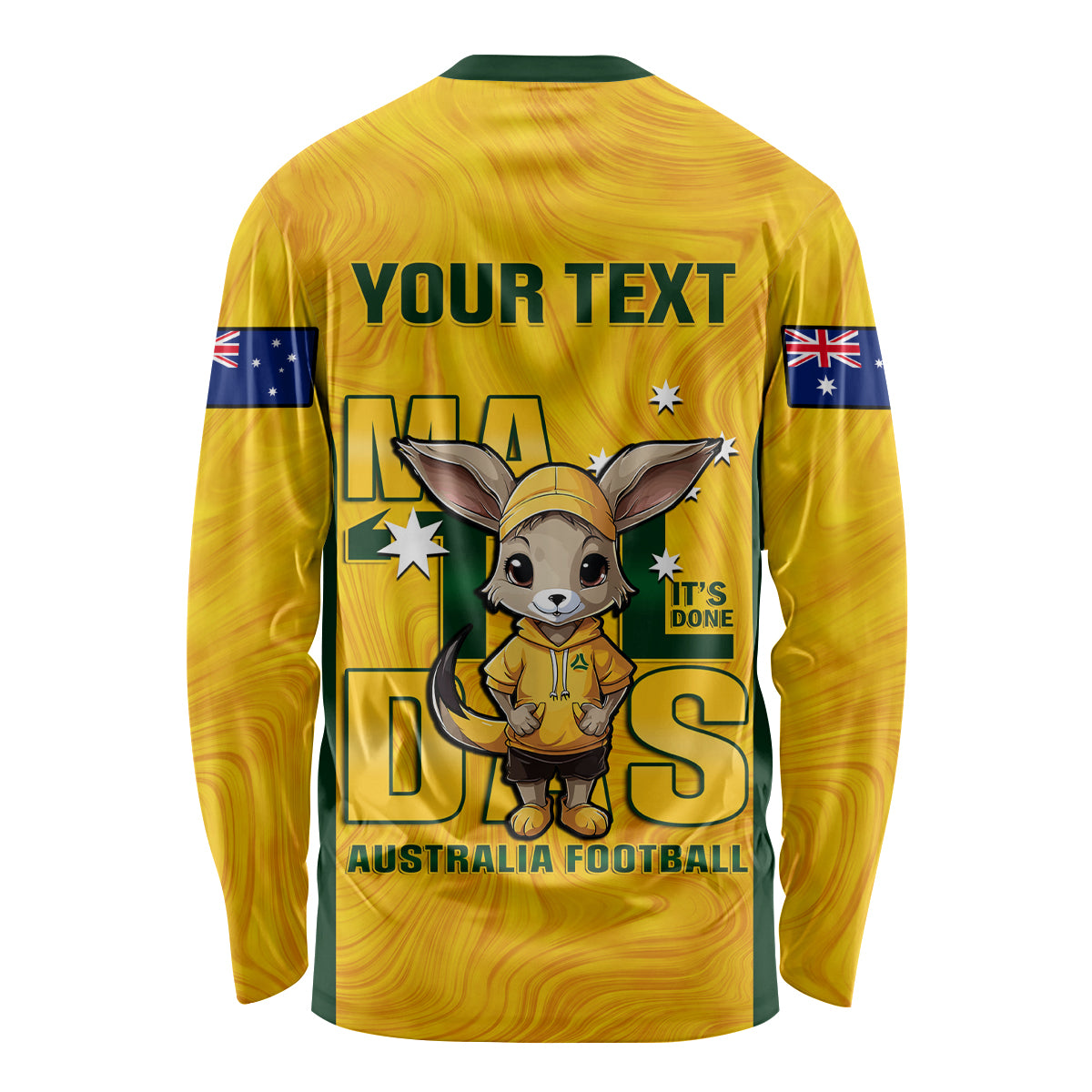 custom-matildas-long-sleeve-shirt-australian-cute-mascot-unique-gold-version