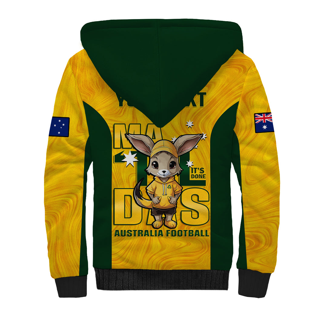 custom-matildas-sherpa-hoodie-australian-cute-mascot-unique-gold-version