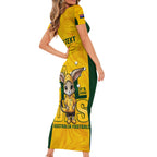 custom-matildas-short-sleeve-bodycon-dress-australian-cute-mascot-unique-gold-version