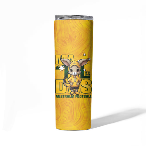 Matildas Skinny Tumbler Australian Cute Mascot Unique Gold Version