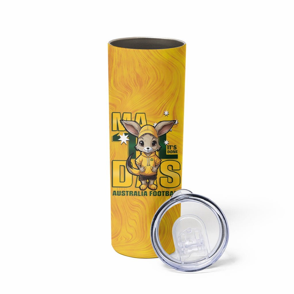 Matildas Skinny Tumbler Australian Cute Mascot Unique Gold Version