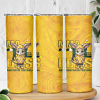 Matildas Skinny Tumbler Australian Cute Mascot Unique Gold Version