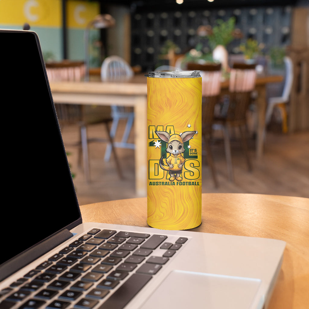 Matildas Skinny Tumbler Australian Cute Mascot Unique Gold Version